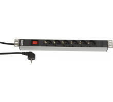 SHT19-6SH-S-2.5EU Блок розеток для 19" шкафов