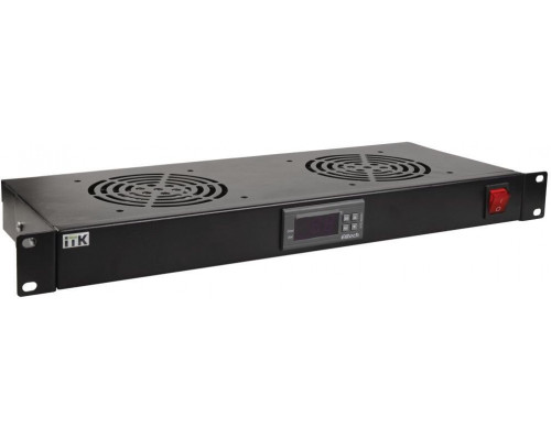 FM05-1U2TS, 1U, 2 вентилятора Вентиляторный модуль с цифровым термостатом