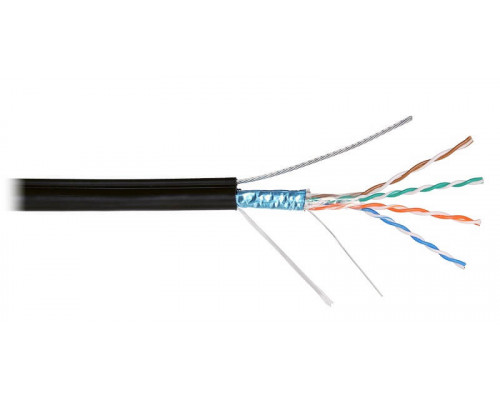 F/UTP 4pair, Cat5e, Solid, Out, Sw, PE (4905B-BK) Кабель «витая пара» (LAN) для структурированных систем связи