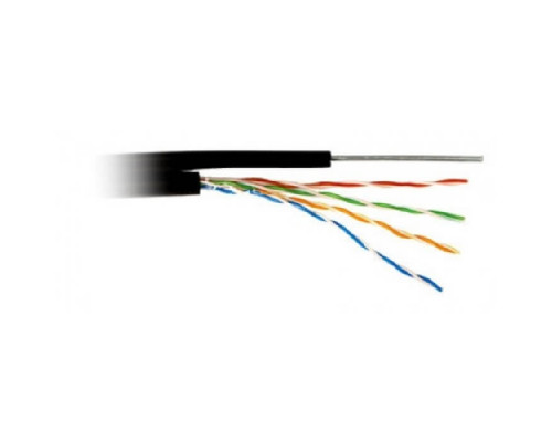 UTP 4 pair ( внешний с тросом) 305 м. Cat 5e Кабель «витая пара» (LAN) для структурированных систем связи