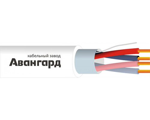 КПСВЭВнг(А)-LSLTx 2х2х1,5 (Авангард) Кабель экранированный для систем пожарной и охранной сигнализации с пониженным дымо и газовыделением низкотоксичный