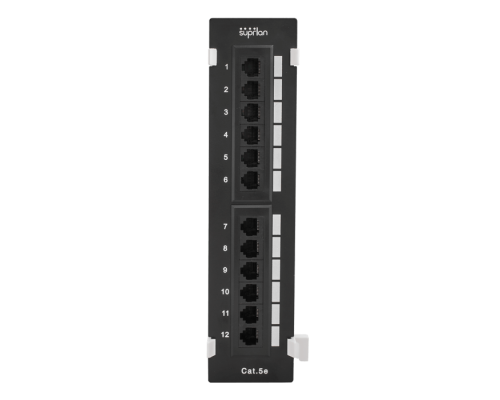 Патч-панель настенная 12хRJ-45, UTP, 5e (10-0407) Патч-панель
