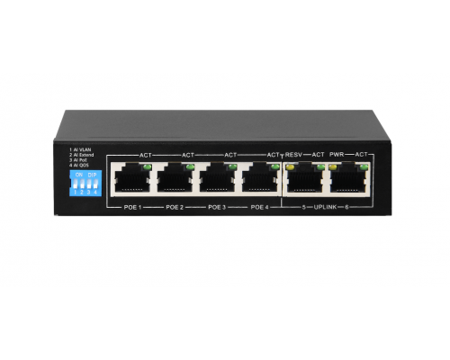 PND-04P-2M Коммутатор с питанием POE