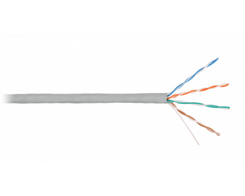 U/UTP 4pair, Cat5e, Solid, In, LSZH (4100C-GY) Кабель «витая пара» (LAN) для структурированных систем связи