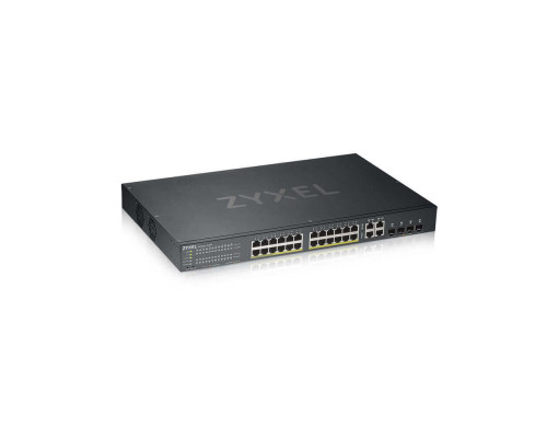 GS192024HPV2-EU0101F Гибридный Smart коммутатор PoE+ NebulaFlex rack 19", 24xGE PoE+, 4xCombo (SFP/RJ-45)