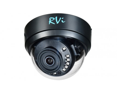 RVi-1ACD200 (2.8) black Видеокамера мультиформатная купольная