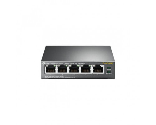 TL-SF1005P Коммутатор 5-портовый с РоЕ