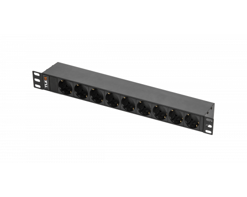 TLK-RSC09-MF-01-BK Блок розеток для 19" шкафов