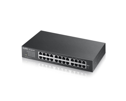 GS1100-24E-EU0101F Коммутатор 24xGE, rack 19", бесшумный