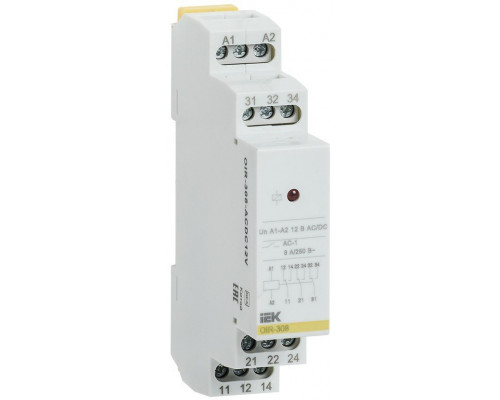 Реле OIR 3 контакта, 8А, 230 В AC (OIR-308-AC230V)