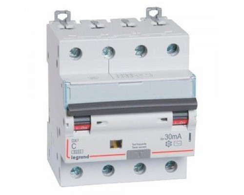 АВДТ DX3 4П C25А 30MA-AC (411188) Автоматический выключатель дифференциального тока