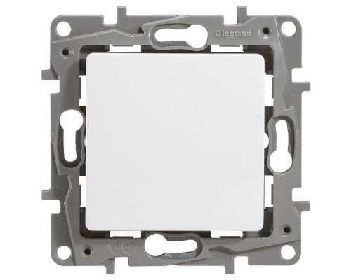 Переключатель 10AX-250В ETIKA, белый (672205) Выключатель