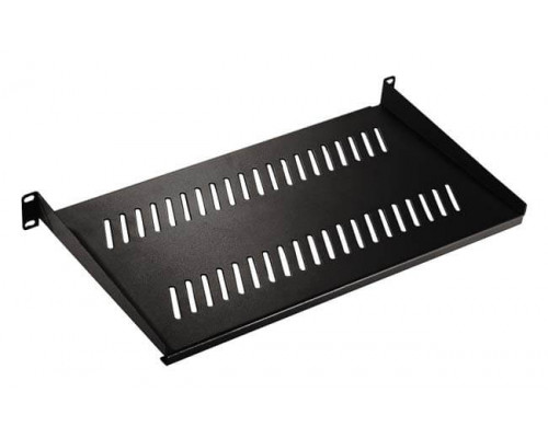 SRVA-250-RAL9005 Полка угловая с перфорацией 19"