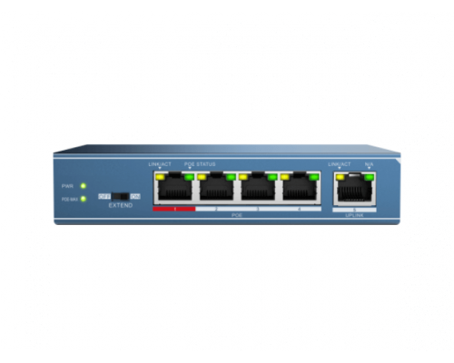 DS-S504P(B) Коммутатор с питанием POE