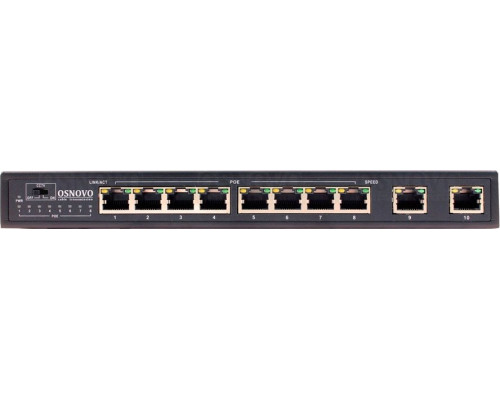 SW-20820(Без БП) Коммутатор 10-портовый Fast Ethernet с РоЕ