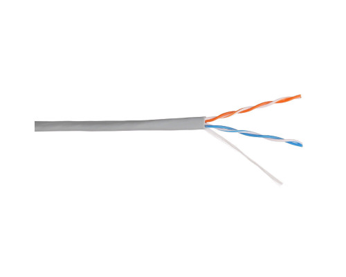 U/UTP 2pair, Cat5e, In, PVC (TWT-5EUTP2-GY) Кабель «витая пара» (LAN) для структурированных систем связи