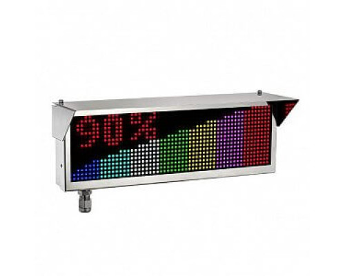 Экран-ИНФО-RGB-Н 12-24, КВМ15 Оповещатель охранно-пожарный комбинированный свето-звуковой динамический взрывозащищённый (табло)