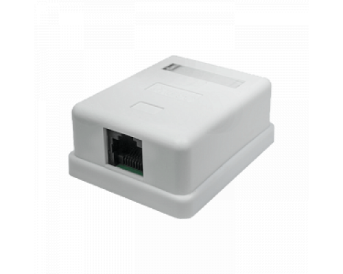 Компьютерная розетка 8P8C (RJ-45) UTP Cat.5e 1 порт(10-0307) Компьютерная розетка