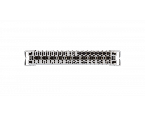 NMC-PL10-CU-10 (10 шт) Плинт неразмыкаемый, (0...9), крепление под кронштейн и круглые направляющие
