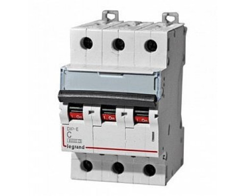 Автоматический выключатель DX3-E C10 3П 6000/6kA (407289) Автоматический выключатель