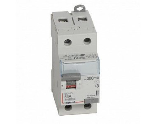ВДТ DX3 2П 63А 300мА-AC (411526) Выключатель дифференциального тока