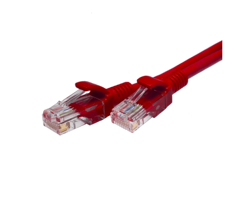 U/UTP Cat.5e PVC, красный, 1м (10-0112), патч-корд медный Патч-корд медный