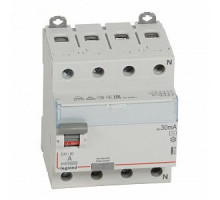 ВДТ DX3 4П 25А AC 30мА N справа (411702) Выключатель дифференциального тока