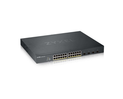 XGS1930-28HP-EU0101F Гибридный Smart L2+ коммутатор PoE+ NebulaFlex rack 19", 24xGE PoE+, 4xSFP+