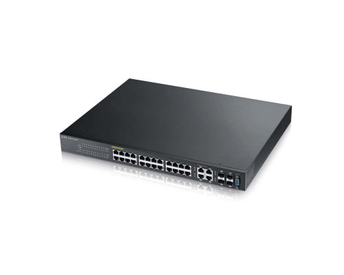 GS2210-24HP-EU0101F L2 коммутатор PoE+ rack 19", 24xGE PoE+, 4xCombo (SFP/RJ-45)