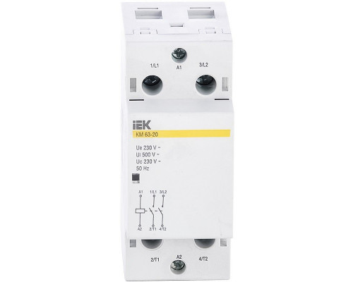 Контактор модульный КМ63-20 AC (MKK10-63-20)