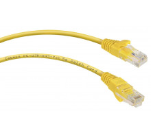PC-UTP-RJ45-Cat.5e-0.3m-YL (7663c) Патч-корд медный