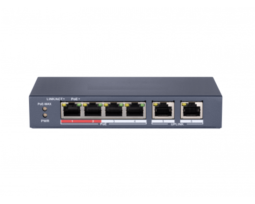 DS-S604P Коммутатор с питанием POE