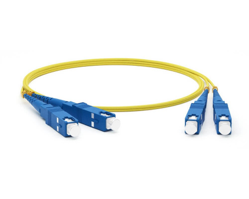 FC-D2-9-SC/UR-SC/UR-H-1M-LSZH-YL Патч-корд волоконно-оптический