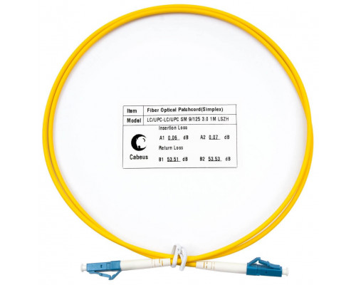FOP(s)-9-LC-LC-25m (8337c) Патч-корд оптический