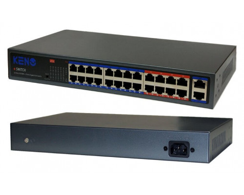 KN-SW2402POE+ Коммутатор с питанием по PoE