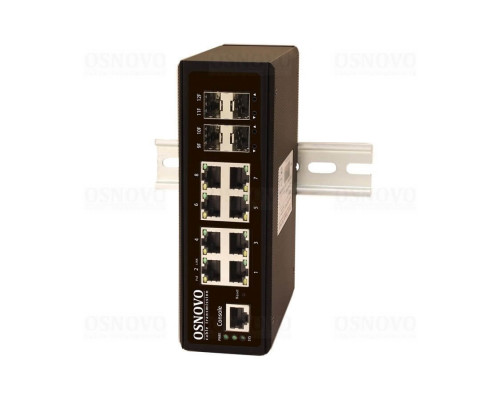 SW-70804/IL Промышленный коммутатор Gigabit Ethernet на 12 портов