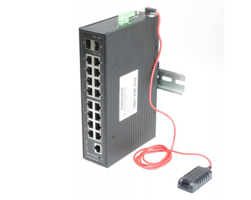 SW-81602/ILS(Port 90W, 600W) Коммутатор с питанием по PoE