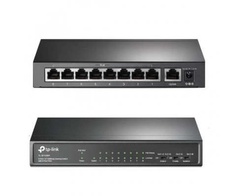 TL-SF1009P Коммутатор 8-портовый