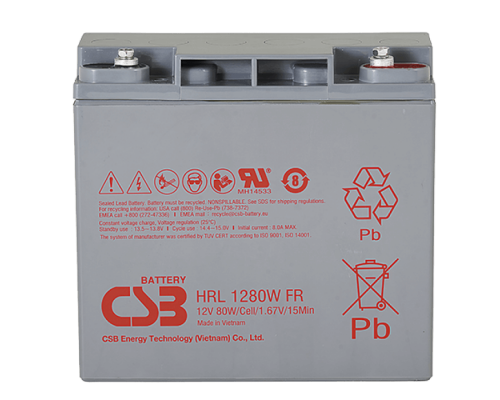 CSB HRL 1280W FR Аккумулятор герметичный свинцово-кислотный