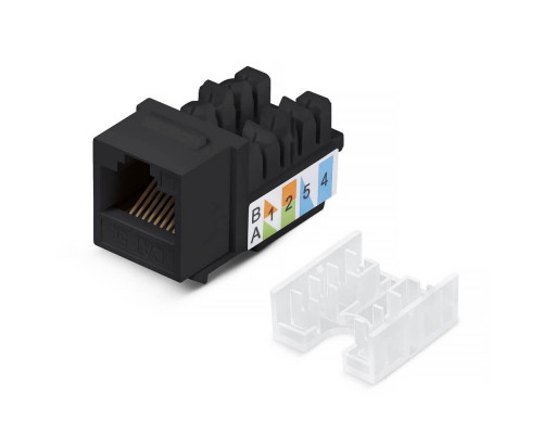 KJ-RJ45-Cat.5e-90-SW-BK (10101c) Вставка Keystone Jack RJ-47