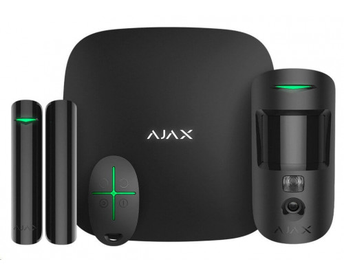 Ajax StarterKit Cam Plus (black) Комплект охранной сигнализации радиоканальный