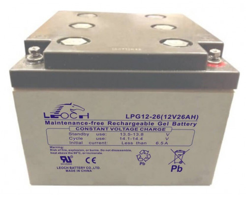 LEOCH LPG 12-26 Аккумулятор герметичный свинцово-кислотный