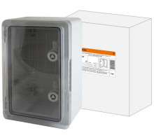 ЩМП-0-4, прозрачная крышка ABS, IP65, 400x300x220 Бокс пластиковый антивандальный