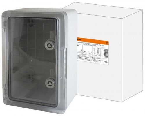 ЩМП-0-7, прозрачная крышка ABS, IP65, 600x400x200 Бокс пластиковый антивандальный