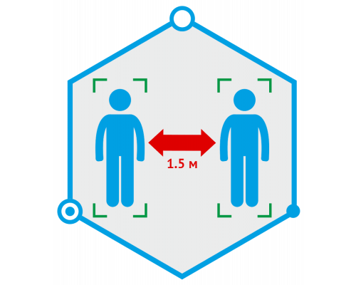 TRASSIR Social Distance Detector Программное обеспечение для IP систем видеонаблюдения