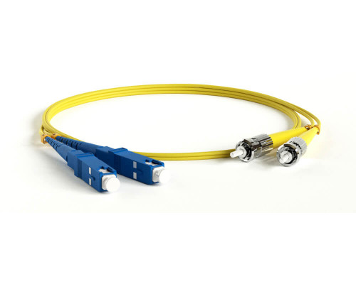 FC-D2-9-SC/UR-ST/UR-H-1M-LSZH-YL Патч-корд волоконно-оптический ST-SC