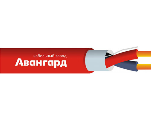 КПСВЭВнг(А)-LS 1х2х1,0 (Авангард) Кабель экранированный для систем пожарной и охранной сигнализации с пониженным дымо и газовыделением