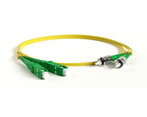 FC-D2-9-SC/AR-ST/AR-H-1M-LSZH-YL Патч-корд волоконно-оптический ST-SC