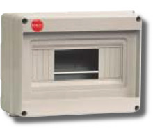 Щиток настенный без крышки 8 модулей IP20 серый (82008) Щиток настенный