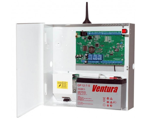 S632-2GSM-BK25-W (S632-2GSM-BK), Бокс-комплект под 7Ач, белый Устройство оконечное объектовое приемно-контрольное c GSM коммуникатором